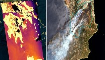Οι πρώτες εικόνες από τους ελληνικούς θερμικούς δορυφόρους που θα παρακολουθούν τις πυρκαγιές σε πραγματικό χρόνο
