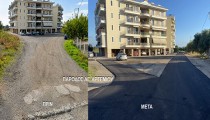 Πύργος: Ασφαλτοστρώθηκε η πάροδος της οδού Αγίου Αρτεμίου