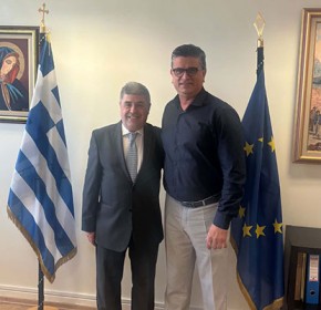 Δήμος Ανδραβίδας-Κυλλήνης: Συνάντηση Γ. Λέντζα με τον Γ.Γ. Υποδοχής Αιτούντων Άσυλο Σπ. Σταθούλη για τις Δομές Φιλοξενίας