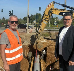 Επιθεώρηση του Δημάρχου Ανδραβίδας-Κυλλήνης Γιάννη Λέντζα στο έργο ύδρευσης της Βουπρασίας 