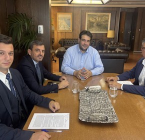 Συνάντηση του Δημάρχου Ανδραβίδας-Κυλλήνης με την ηγεσία του Υπουργείου Εσωτερικών για θέματα υποδομών και ανάπτυξης
