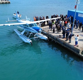 Κυλλήνη: Με απόλυτη επιτυχία η πρώτη δοκιμαστική πτήση υδροπλάνου [PHOTOS]