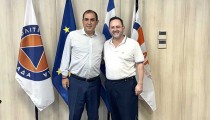 Συνάντηση του Αντιπεριφερειάρχη Ηλείας Νίκου Κοροβέση με τον Υφυπουργό Κλιματικής Κρίσης και Πολιτικής Προστασίας Κώστα Κατσαφάδο