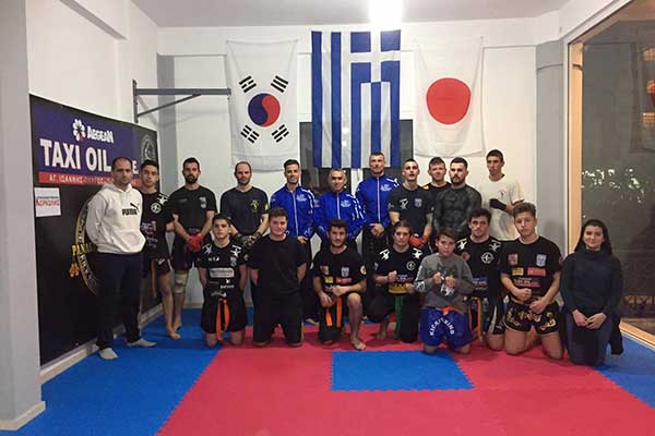 Εξετάσεις έγχρωμων ζωνών και 3ου Dan μαύρης ζώνης Kick Boxing για την PANAGIOTOPOULOS TEAM