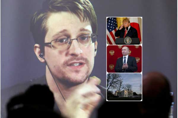 Δημοσίευμα "φωτιά"! Στέλνει "δώρο" ο Πούτιν τον Σνόουντεν στον Τραμπ;