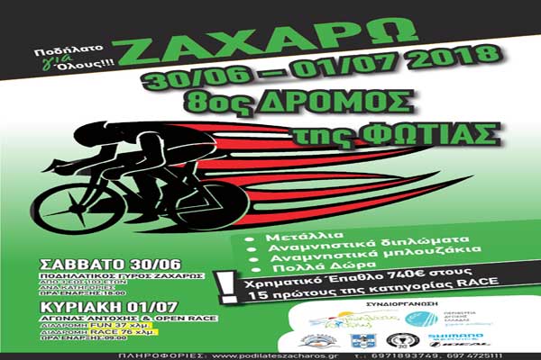 Ηλεία: Έρχεται ο 8ος Δρόμος της Φωτιάς στη Ζαχάρω - Αναλυτικά το πρόγραμμα