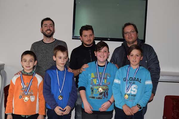 Σκακιστική Ακαδημία Πύργου: 2ο Ανοιχτό Rapid Ζακύνθου - Καστής, Μακρίδης και Μπερκουτάκης επέστρεψαν με το χρυσό