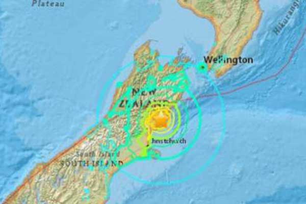 Σεισμός 7,4 Ρίχτερ στη Νέα Ζηλανδία - Αναφορές για ζημιές στην πρωτεύουσα Ουέλινγκτον