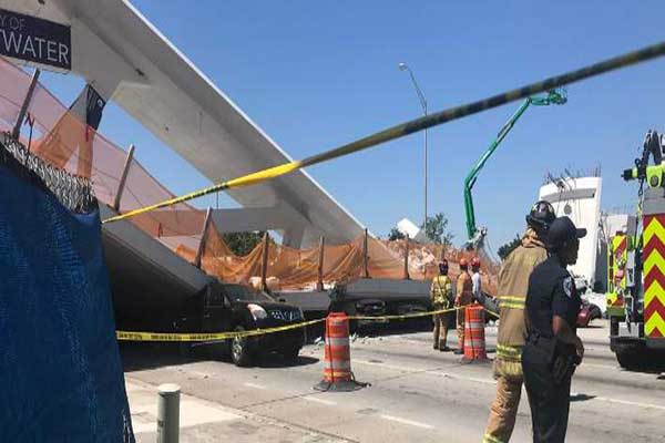 Τραγωδία στο Μαϊάμι: Κατέρρευσε πεζογέφυρα πανεπιστημίου -Αναφορές για νεκρούς, 6 τραυματίες