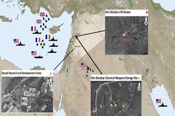 Πριν και μετά την επίθεση στη Συρία -Τι προκάλεσαν οι πύραυλοι στους στόχους [εικόνες] 