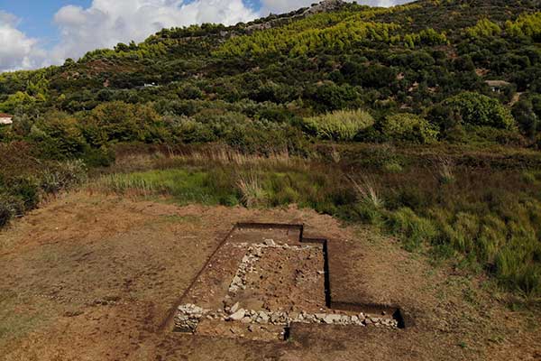 Γενικη αποψη ανασκαφης
