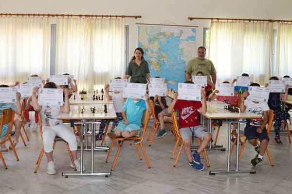 Σκακιστική Ακαδημία Πύργου: Το πρόγραμμα Kasparov στο 6ο Δημοτικό Πύργου