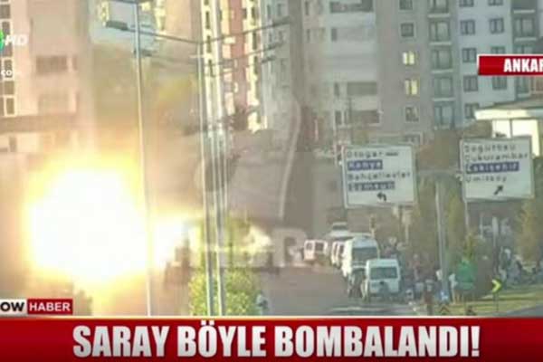 Βίντεο – σοκ από την Τουρκία – Επίθεση με F16 στο προεδρικό μέγαρο – Βροχή από βόμβες