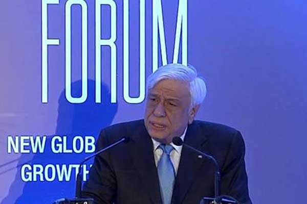 Παυλόπουλος από το οικονομικό forum Δελφών: Αποπληρωμή χρέους με ρήτρα ανάπτυξης