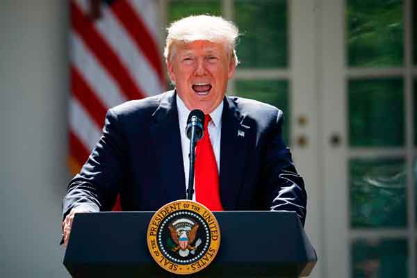 «Βόμβα» Τραμπ: Ανακοίνωσε ότι αποσύρει τις ΗΠΑ από τη συμφωνία για το κλίμα