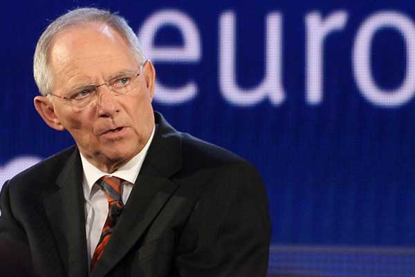 Σόιμπλε: Στην παρούσα φάση η Γερμανία δεν δέχεται μείωση του ελληνικού χρέους...