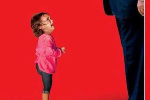 Συγκλονιστικό εξώφυλλο του TIME -Ο Τραμπ και προσφυγόπουλο που κλαίει [εικόνα]