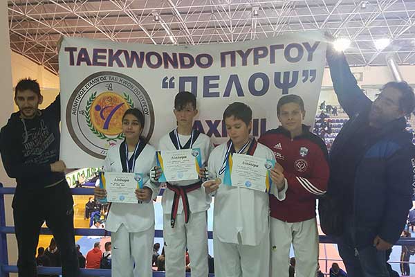 ΑΣ TaeKwonDo Πύργου ΠΕΛΟΨ: Με 2 χαλκινα, 1 αργυρό και μια 5η θέση στο Ανοιχτό Διασυλλογικό Πρωτάθλημα της Χαλκίδας [PHOTOS]