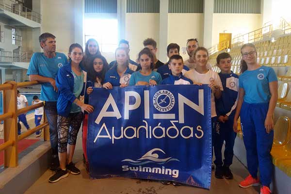 ΑΡΙΩΝ Αμαλιάδας-Κολύμβηση: Νέες επιτυχίες στο Κύπελλο Άνοιξης!