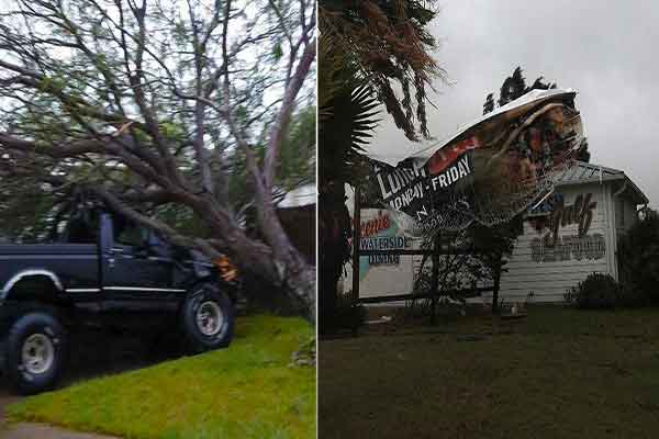 Ο τυφώνας Χάρβεϊ «χτύπησε» τις ΗΠΑ: Άνεμοι 110 μιλίων σαρώνουν το Τέξας