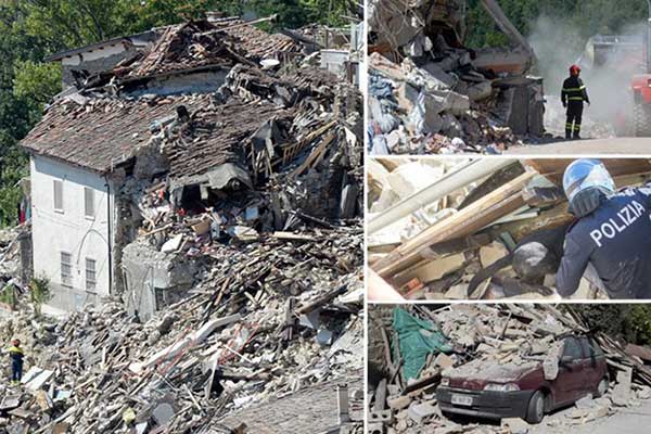 Η Ιταλία θρηνεί σήμερα τα 284 θύματα των φονικών Ρίχτερ