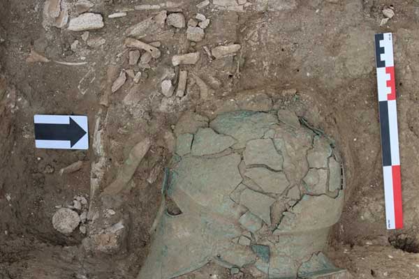 Αρχαία κορινθιακή περικεφαλαία εντοπίστηκε σε ανασκαφές στη Ρωσία