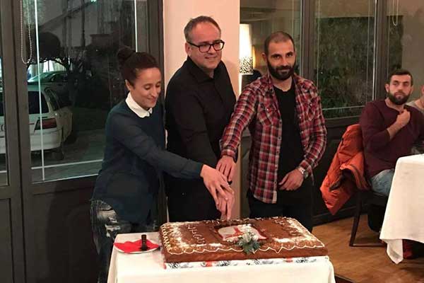 Πανηλειακός: Έκοψε την πρωτοχρονιάτικη πίτα της η ερυθρόλευκη οικογένεια 