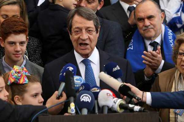 Πρόεδρος ξανά στην Κύπρο ο Νίκος Αναστασιάδης -Τα πρώτα επίσημα αποτελέσματα