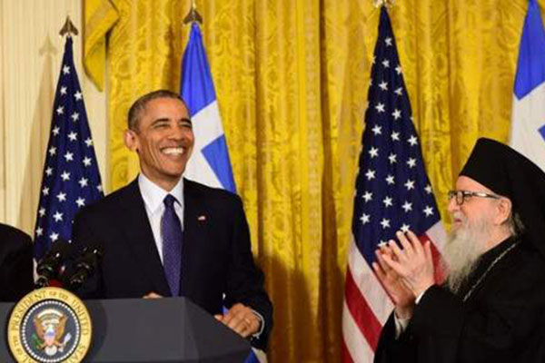 Οταν ο Ομπάμα φώναξε στα ελληνικά «Ζήτω η Ελλάς» -Ολα όσα έγιναν στη δεξίωση στο Λευκό Οίκο [βίντεο]