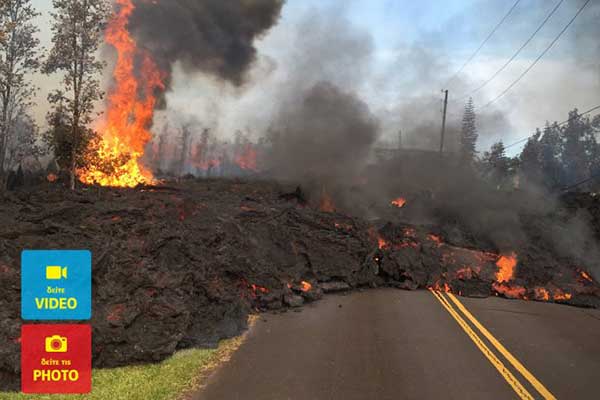 «Κόλαση» λάβας στη Χαβάη: Εικόνες Αποκάλυψης από την έκρηξη του Κιλαουέα